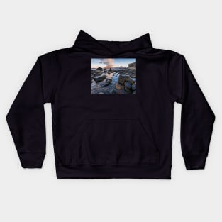 Low tide at Elgol Kids Hoodie